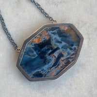 Hexagonal Pietersite Necklace